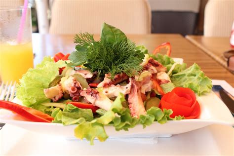 Fotoğraf restoran tabak yemek Gıda salata üretmek öğle yemeği