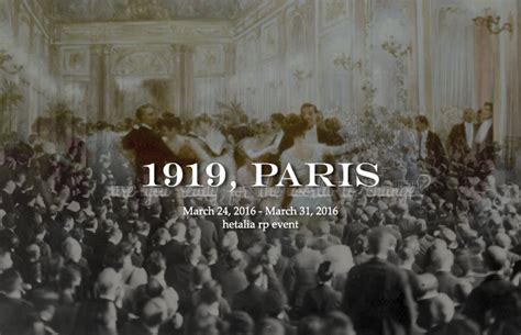 1919paris Aph Event — The Paris Peace Conference Which Included The