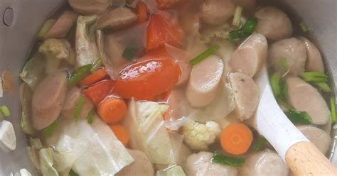 Rich in color, rich taste. Resep Sayur Sop Simpel tapiii yahuuuut 😋 oleh Emak_Je ...