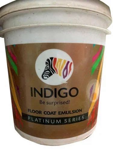 Indigo Floor Coat Emulsion Platinum Series Packaging Size 10 L At