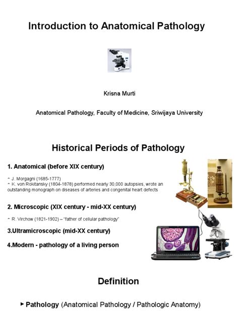 It 1 Introduction To Anatomical Pathology Pathology Dna Microarray