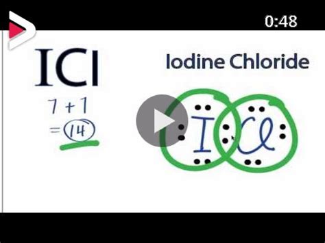 ICl Lewis Structure How To Draw The Lewis Structure For The Iodine