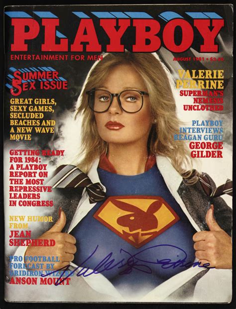 Lot Detail Valerie Perrine Signed Playboy Magazine Jsa