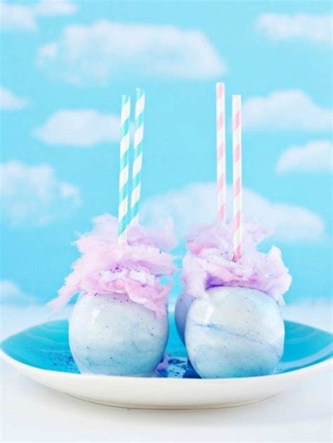 Cotton Candy Cake Pops Sweet Treats Pinterest