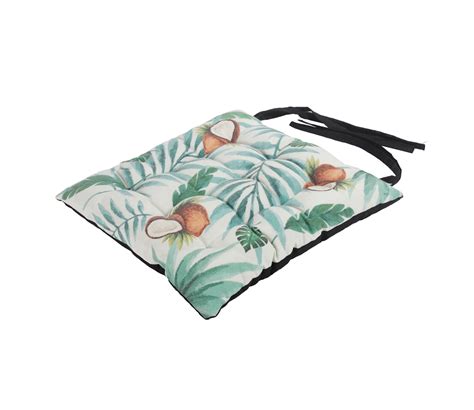 buy avery floral printed chair pad cushion set of 2 16 x 16 inch online in india at best price