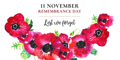 November 11th Remembrance Day Levy Salis