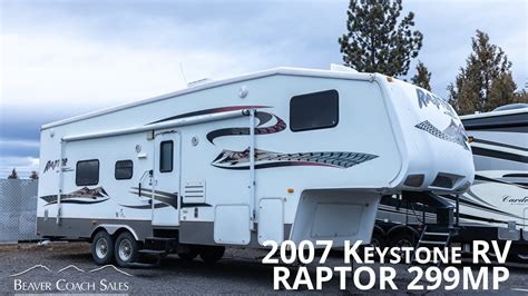 2007 Keystone Rv Raptor 299mp 5th Wheel Toy Hauler Youtube