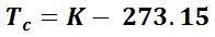 Put the value into the equation to solve for degrees celsius similarly, it's easy to convert a celsius temperature to the kelvin scale. Temperature Conversion Calculator