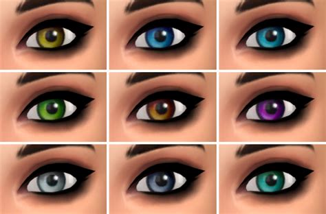 Primadonna Sims 10 New Eye Colors 300 Pickypikachu Finds