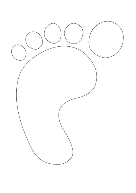 Footprint Template Printable - ClipArt Best