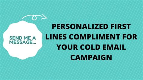 Write Your Personalized First Line Compliment By Gmsaraza Fiverr