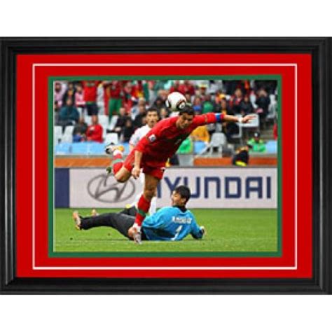 Authentic Soccer Plaques And Collages Cristiano Ronaldo Framed Ball