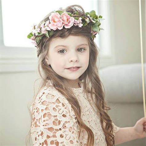 50 Cutest Flower Girl Hairstyles For Little Girls Hairstylecamp