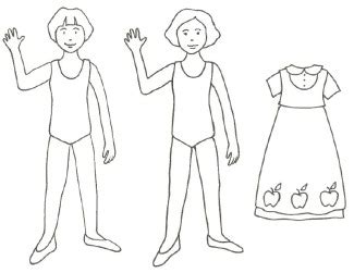 This will give you a window to decide which section of fabric to cut your dress from. PRINTABLE DOLL PATTERNS « Free Patterns