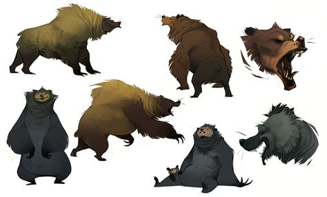 Bears By Coconutmilkyway On Deviantart Bear Character Design