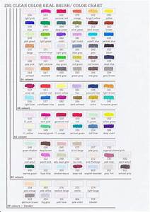 Kuretake Zig Clean Colour Real Brush Marker 48 Colours Set Smooth Pens