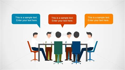 Team Working Illustration For Powerpoint Slidemodel