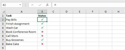 Learn how to insert a check mark (tick symbol) in excel using 5 different methods. Insert a Check Mark in Excel - Easy Excel Tutorial