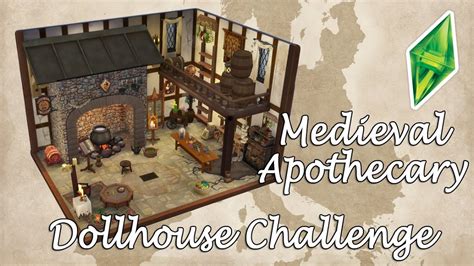 Dollhouse Challenge Medieval Apothecary Sims 4 Speed Build Nocc