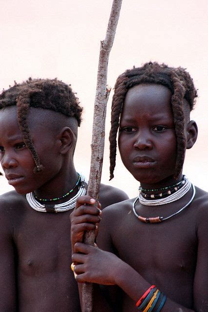 Himba Twins Kaokoveld Namibia Love Twins Himba People Twins