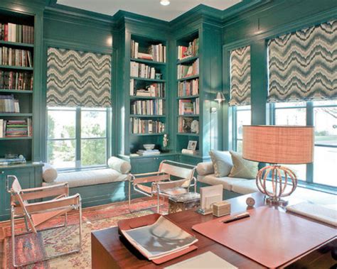 Teal Office Design Ideas And Remodel Pictures Houzz