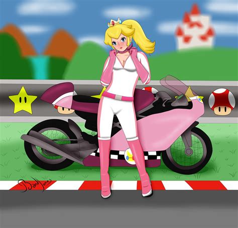 Mario Kart Princess Peach Svg Svg Png Eps Dxf File