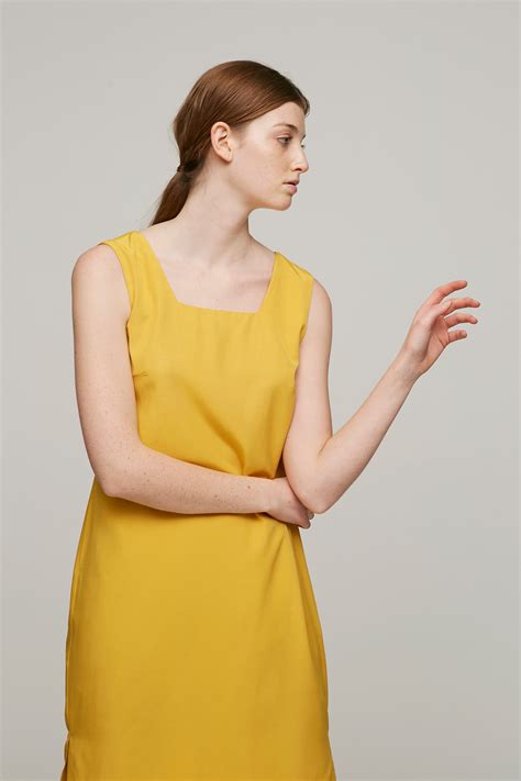 square neck shift dress our second nature