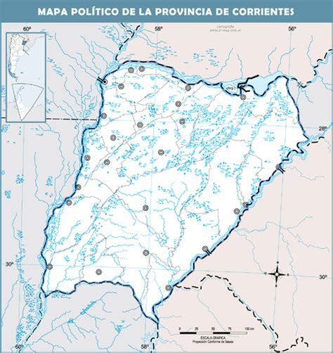 Mapa Para Imprimir De Corrientes Mapa Mudo De Corrientes Ign De