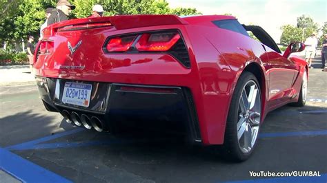 2014 Corvette C7 Stingray Start Up Exhaust Sounds Youtube