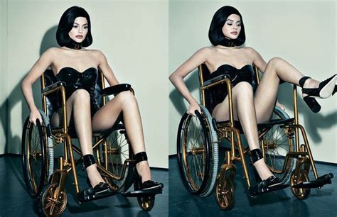 Kylie Jenner Is Under Fire For Posing In Wheelchair As Part Of Racy