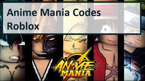 Roblox Anime Mania Codes April 2021 All Best Characters Get World