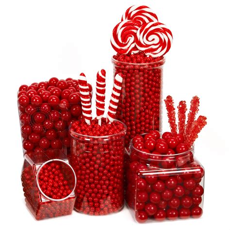 Red Candy Buffet Red Gumballs For Candy Buffet Apx 120 Gumballs 2