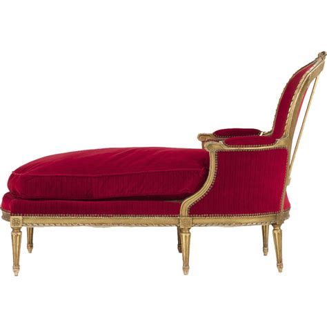 French Antique Chaise Lounge, Louis XVI Style c. 1900 | Chaise lounge, Chaise, Chaise lounge sofa