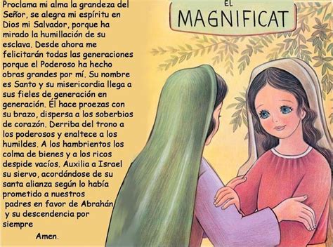 La MagnÍfica La Oración Magnificat A La Virgen Original Oraciones