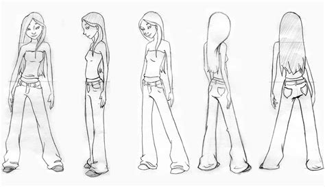 Brooke Hayes Animation Character Model Sheet Lip Sync