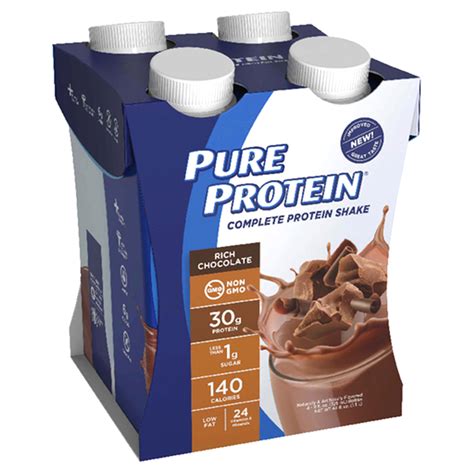 Pure Protein Complete Protein Shake 30 Grams Of Protein Rich