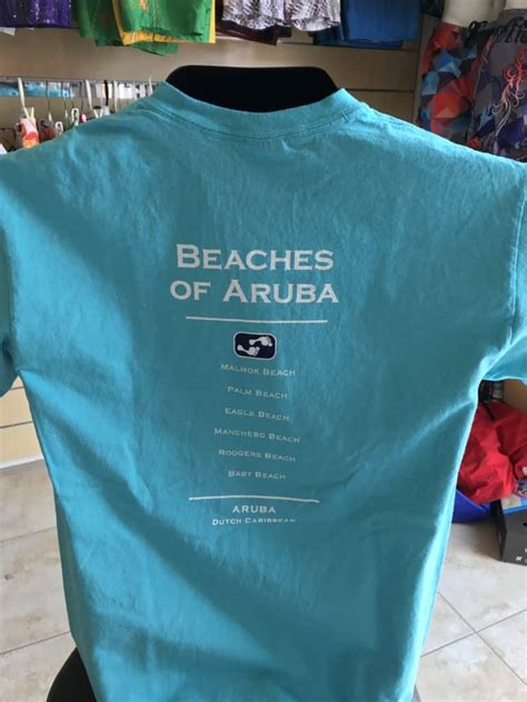 Aruba Dive Sites And Aruba Beaches T Shirts Shop