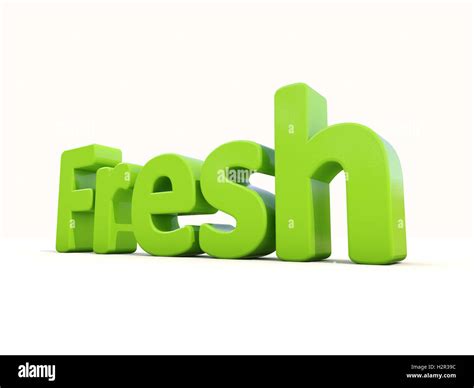 3d Word Fresh Stock Photo Alamy