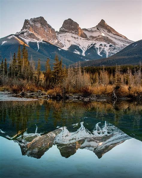 🇨🇦 Three Sisters Canmore Alberta By Dan Schykulski Photography