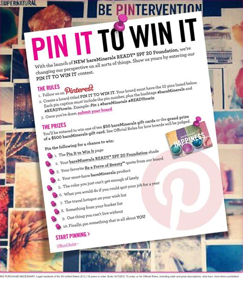 Pin It To Win It Page Bare Minerals Skin Care Bare Minerals Makeup