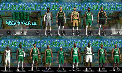 Nba 2k20 Celtics Jerseys Megapack Ii By Kobedurant Shuajota Your