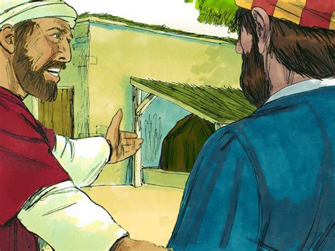 Freebibleimages Peter Tells Cornelius About Jesus When Cornelius