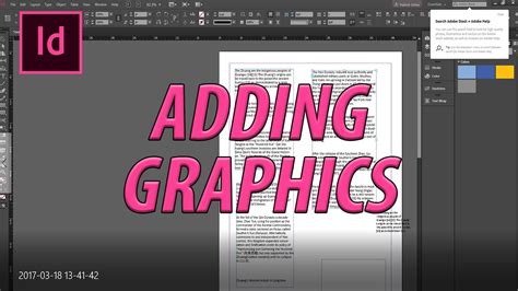 How To Use Adobe Indesign Adding Graphics Infographie