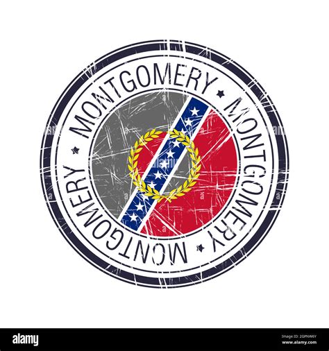 City Of Montgomery Alabama Vector Stamp Stock Vector Image And Art Alamy