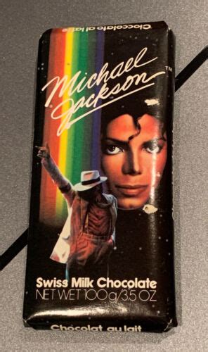 Michael Jackson 1989 Chocolate Bar Unopened Original Very Rare Collectors Item Ebay