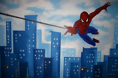 Mural Designs The Muralist Spiderman Wall Mural