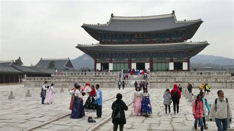 Geunjeongjeon The Main Throne Hall Of Gyeongbokgung Palace Korean