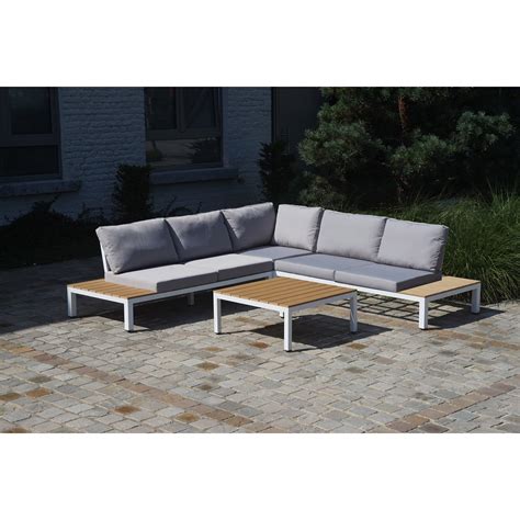Nos services de retrait gratuit en magasin et de livraison à domicile sont assurés. Salon de jardin blanc alu - Abri de jardin et balancoire idée