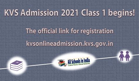 Kvs Admission 2021 Class 1 Begins Official Link For Registration