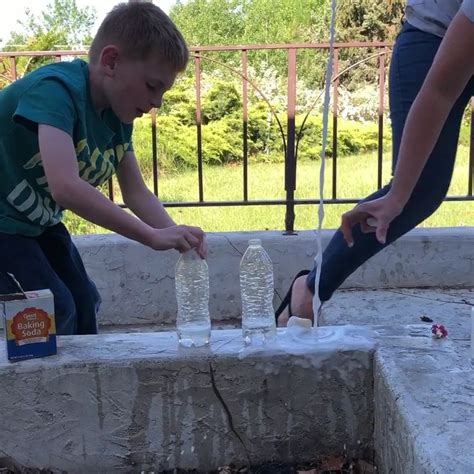 Quick Bottle Rockets With Baking Soda And Vinegar Video Video
